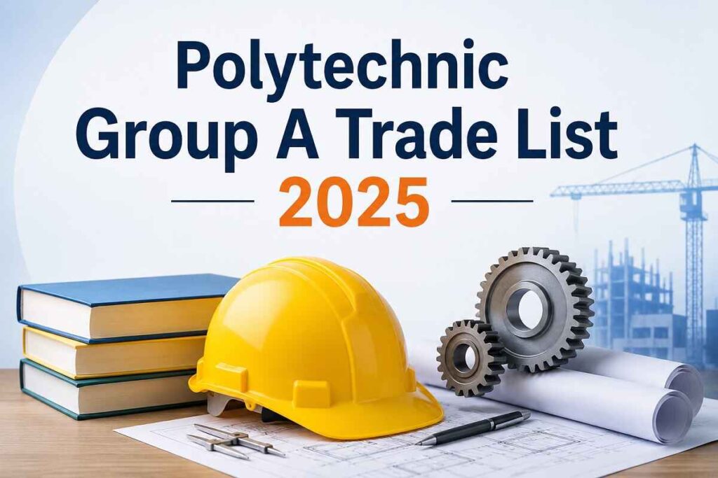 Polytechnic Group A Trade List 2026 Engineering Diploma Courses